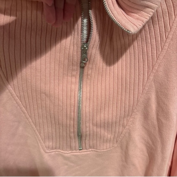 Aerie Blush Pink Quarter-Zip Pullover - Picture 5 of 5